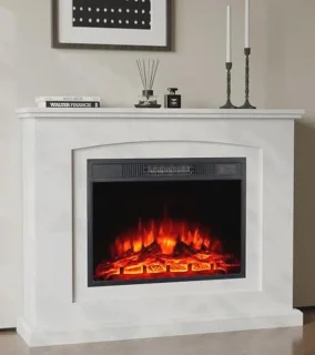 MachenFlame Sutie Elektrische open haard 58 cm wit