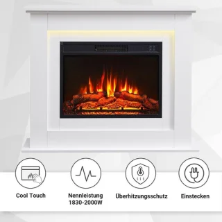 Medahome Frida Luxe Vrijstaande Elektrische Haard