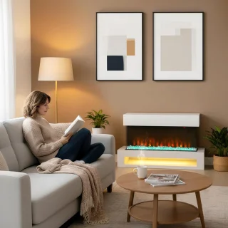 Medahome Moderne Elektrische Wandhaard