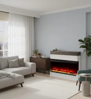medahomestore Aurora 3-zijdige elektrische open haard