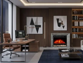 medahomestore Crater Lake Elektrische wandhaard