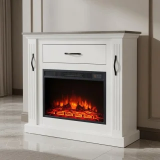 Medahomestore elektrisch open haard tv-meubel 150 cm