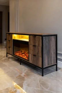 Medahomestore elektrisch tv-meubel met haard