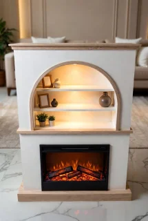 Medahomestore elektrische open haard 36 inch met kast