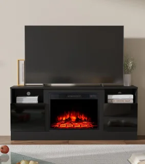 Medahomestore Elektrische Open Haard met TV-standaard 147,3 cm