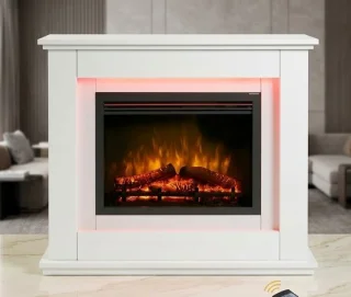 Medahomestore elektrische sfeerhaard met schouw 100 cm
