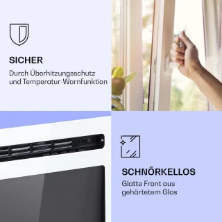 Medahomestore Elektrische Wandhaard Inbouw Wit