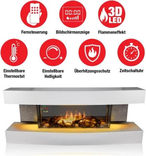 Medahomestore Montreal Vrijstaande Elektrische Haard
