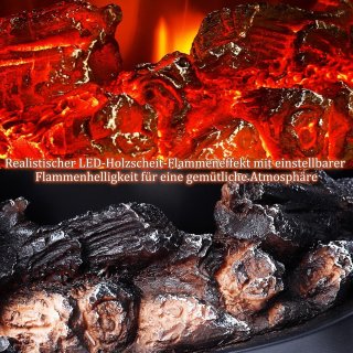 Wat vinden we goed aan de Medahomestore Vintage Flame Elektrische Vrijstaande Haardkachel