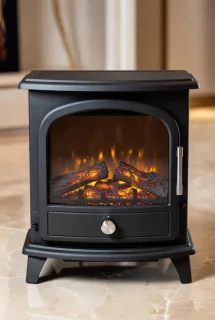 Medahomestore vrijstaande elektrische sfeerhaard