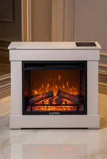 Medahomestore witte vrijstaande elektrische design hoekhaard