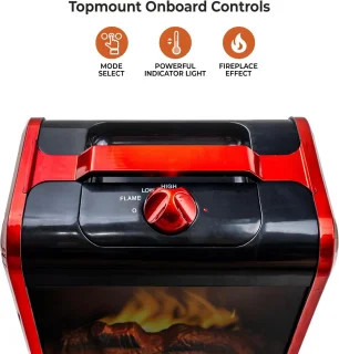 Mini elektrische haard