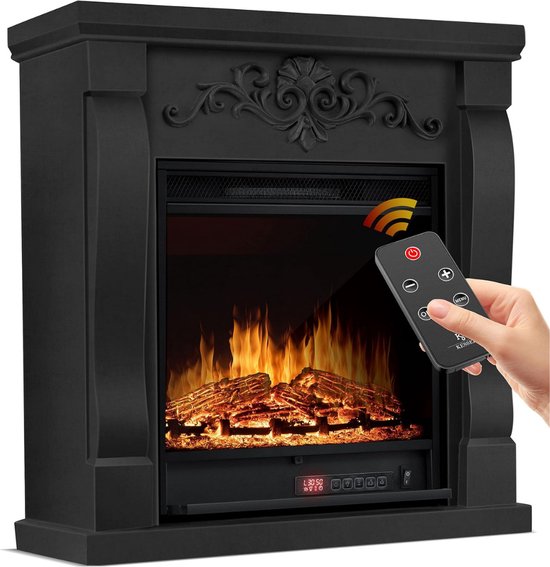 MKSS® Elektrische Tafelhaard 1800W Zwart