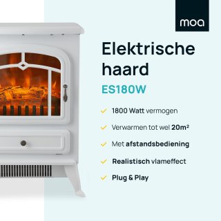 Wat vinden we goed aan de MOA Sfeerhaard Elektrische Openhaard