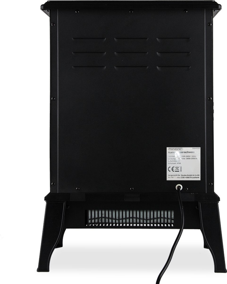 Monzana Elektrische Kachel 2000W Zwart