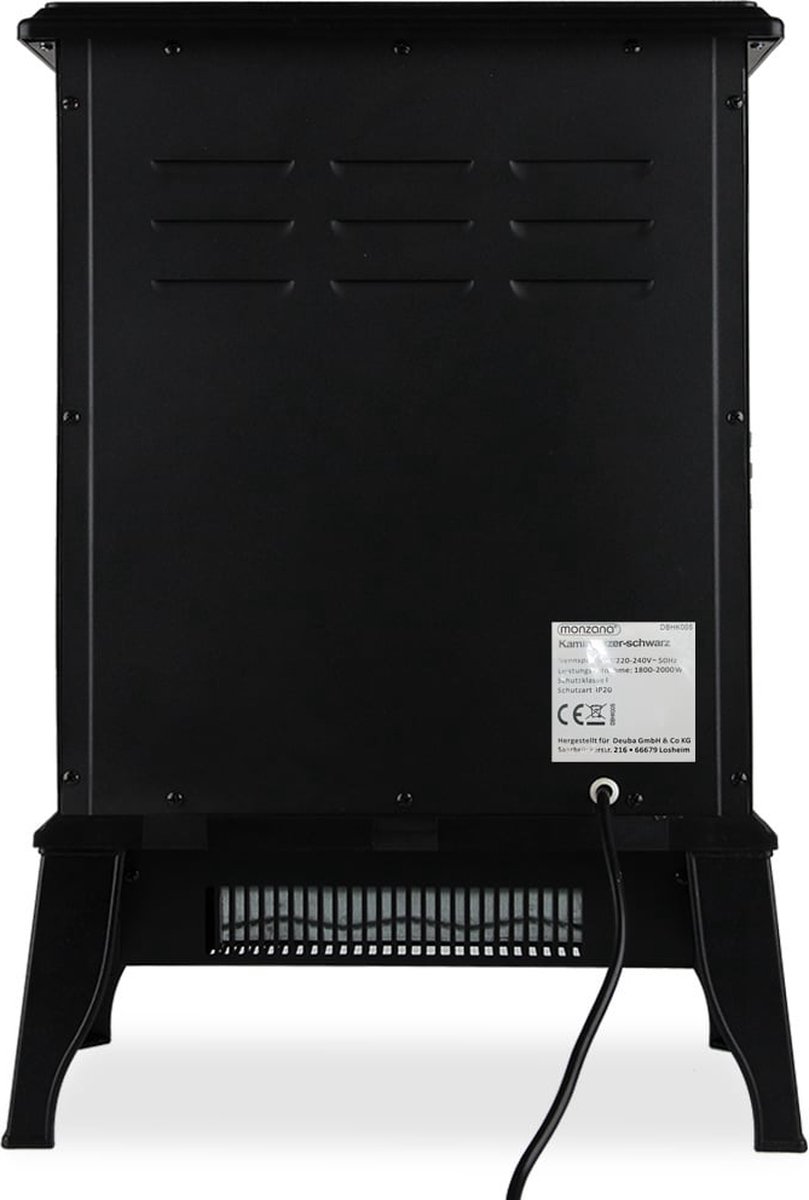 Monzana Elektrische Kachel 2000W Zwart