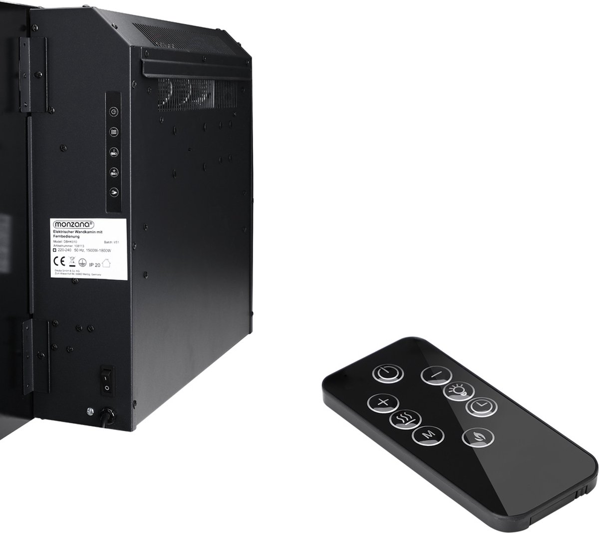 Monzana Elektrische Sfeerhaard 900W/1800W