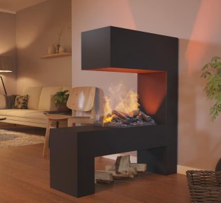 Wat vinden we goed aan de Mozart Deluxe Vrijstaande elektrische waterdamphaard Zwart