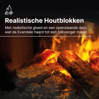 Navihome Evandale Luxe vrijstaande elektrische haard