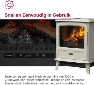 Navihome Evandale Luxe vrijstaande elektrische haard