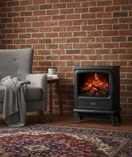 Navihome Evandale Slate Vrijstaande Elektrische Haard