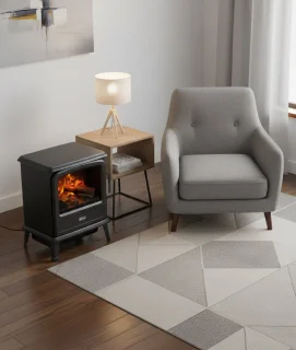 Navihome Evandale Slate Vrijstaande Elektrische Haard