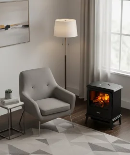 Navihome Evandale Vrijstaande elektrische haard