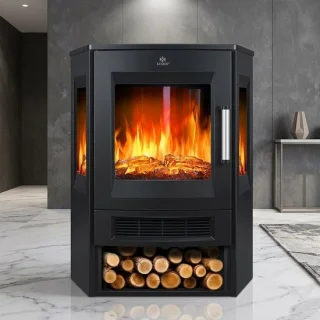 Nordic Flame Elite vrijstaande elektrische sfeerhaard