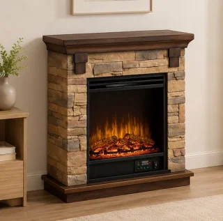 Nordic Flame Rustic elektrische sfeerhaard