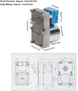 OEM Feedmotor 20W Augermotor AC220V 2 RPM