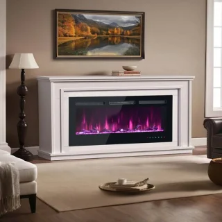 Sfeervolle en compacte elektrische haard voor moderne interieurs