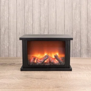 Open haard ledhaard - 30x11,5x20 cm - polypropeen en glas