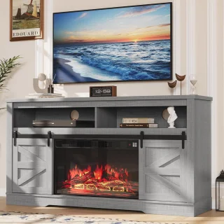 Open haard TV-meubel 65+ inch