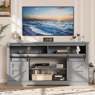 Open haard TV-meubel 65+ inch