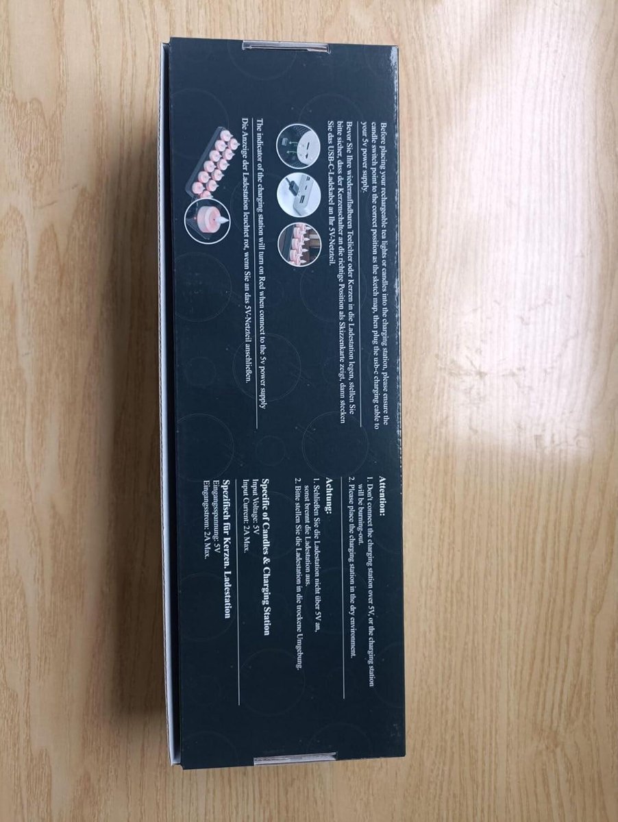 Oplaadbare LED theelichtjes set 12 met laadstation en afstandsbediening