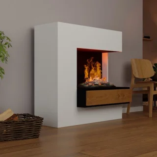 Opti-Myst 3D vuur sfeerhaard wandmontage houtdecoratie
