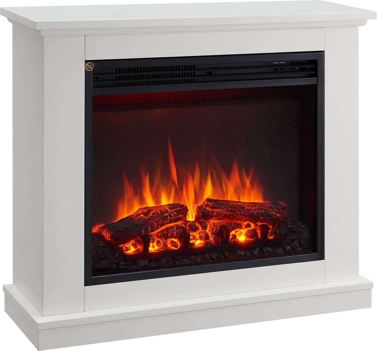 Phanos Elektrische Sfeerhaard Wit 25x82.4x69.3 cm