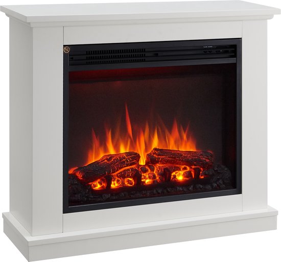 Phanos Elektrische Sfeerhaard Wit 25x82.4x69.3 cm