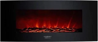 Ready Warm 3500 Curved Flames Elektrische Open Haard Roestvrij Staal