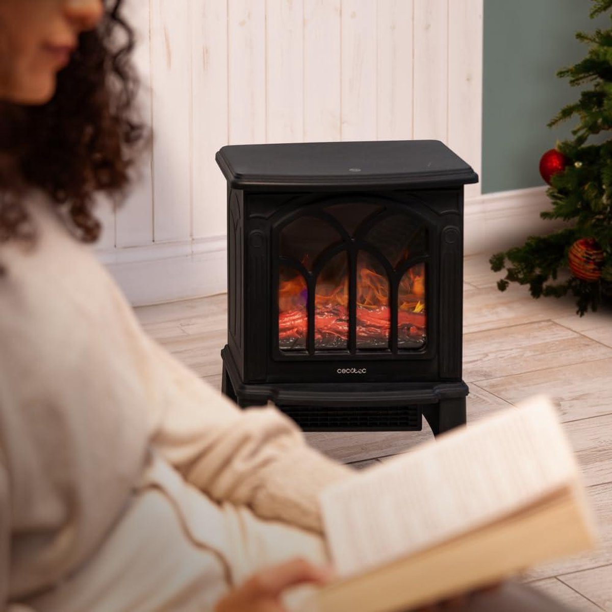 ReadyWarm Staande Elektrische Openhaard 1500 Flames