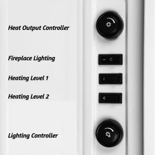 RFWR® Elegante Elektrische Haard