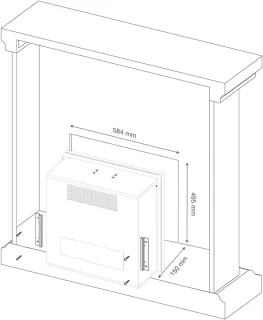 RFWR® Elektrische Inbouwhaard