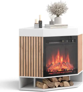 RFWR® Elektrische openhaard 100 cm wit