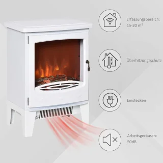 RFWR® Elektrische Vrijstaande Haardkachel