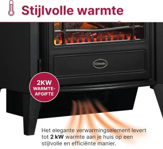 RFWR® Vrijstaande Elektrische Sfeerhaard