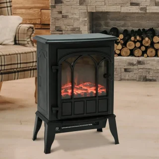 Rustive Elektrische Haard Vloervuur 1000-2000W