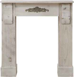 Schoorsteenmantel Hout Grijs - Wanddecoratie