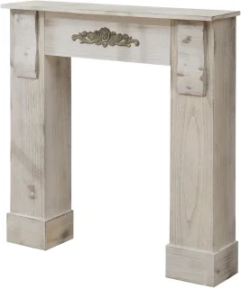 Schoorsteenmantel Hout Grijs - Wanddecoratie