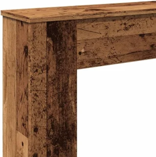 Schouwombouw Oud Houtkleur 100x20x100 cm