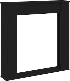 Schouwombouw Zwart Eiken 100x100 cm